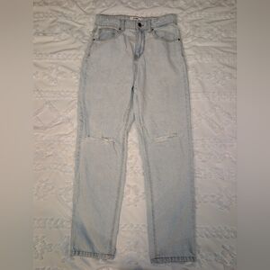 Cotton On Women's Light Blue Mom Jeans Size 6
